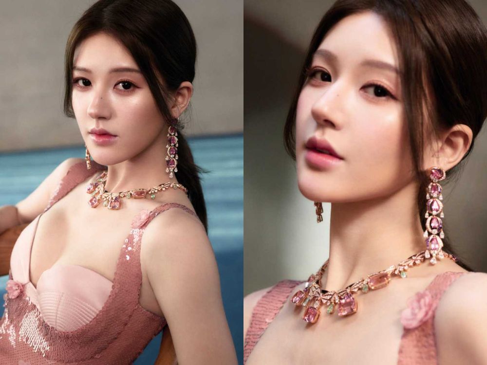 2025騰訊星光大賞紅毯妝容被嫌太過？「年度影響力藝人」趙露思不內耗回應：自己畫的妝、小心機藏其中！-4