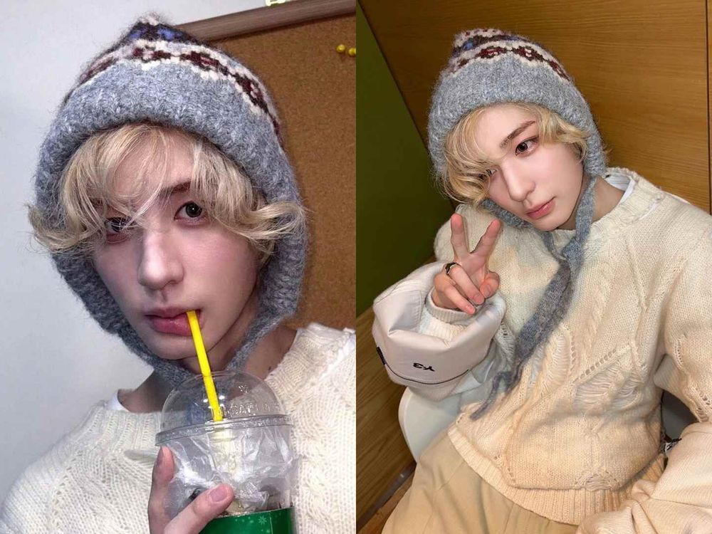 原地戀愛！7位怎麼戴都帥「毛帽男神」！TXT然竣、SKZ鉉辰反差萌、Felix更直接代言帽子品牌？！-14