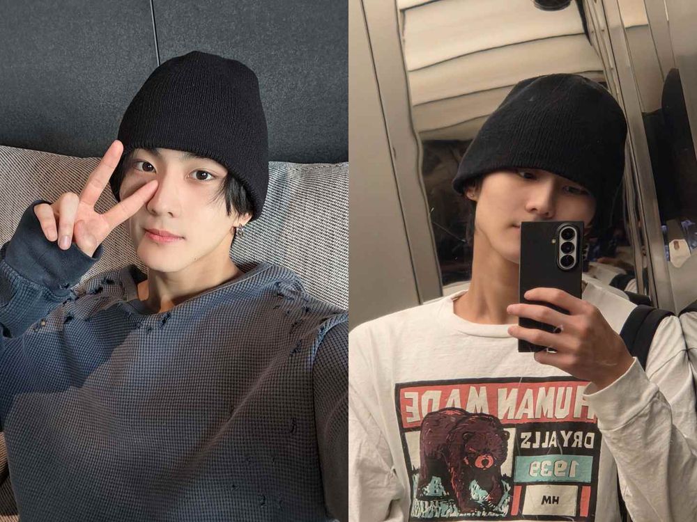 原地戀愛！7位怎麼戴都帥「毛帽男神」！TXT然竣、SKZ鉉辰反差萌、Felix更直接代言帽子品牌？！-3