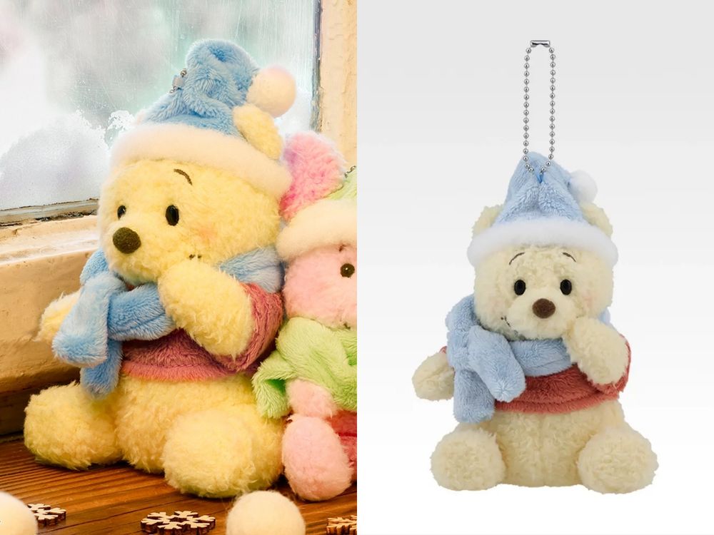 日妞社群暴動！小熊維尼冬日一番賞「斗篷維尼玩偶、圍巾小豬吊飾、立體熊耳維尼毛襪」這天可愛開賣！-9
