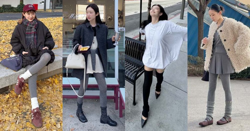 天氣冷穿這樣剛好！日韓女生冬季都在瘋「褲襪穿搭術」！7招穿出又直又細鉛筆腿！-1