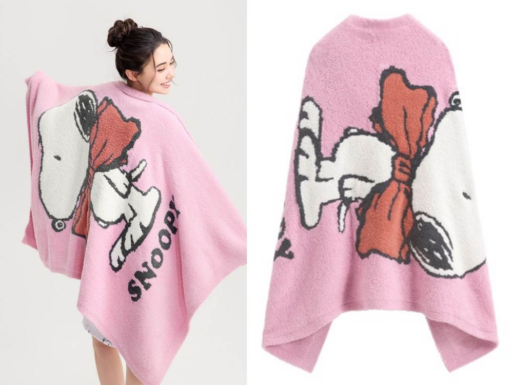 史努比粉大暴動！聯手lativ推百元「針織毛衣、大學T」！小毛毯成送禮黑馬-3
