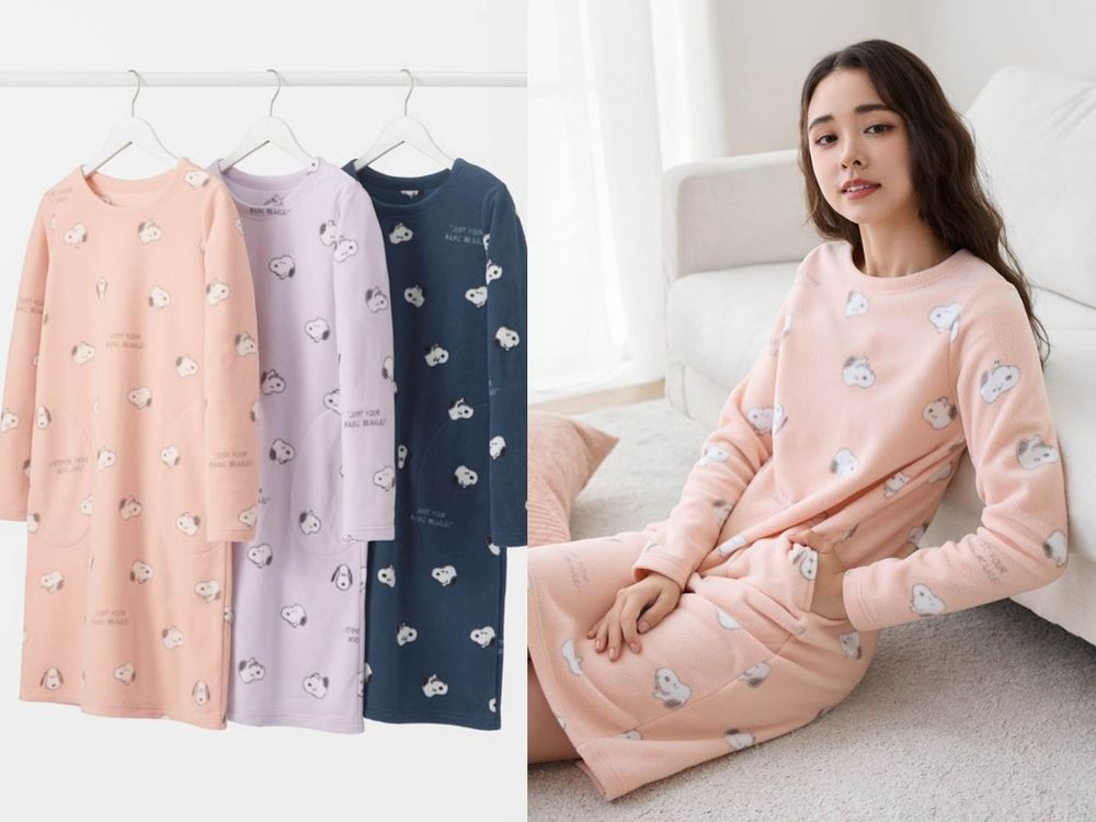 史努比粉大暴動！聯手lativ推百元「針織毛衣、大學T」！小毛毯成送禮黑馬-5