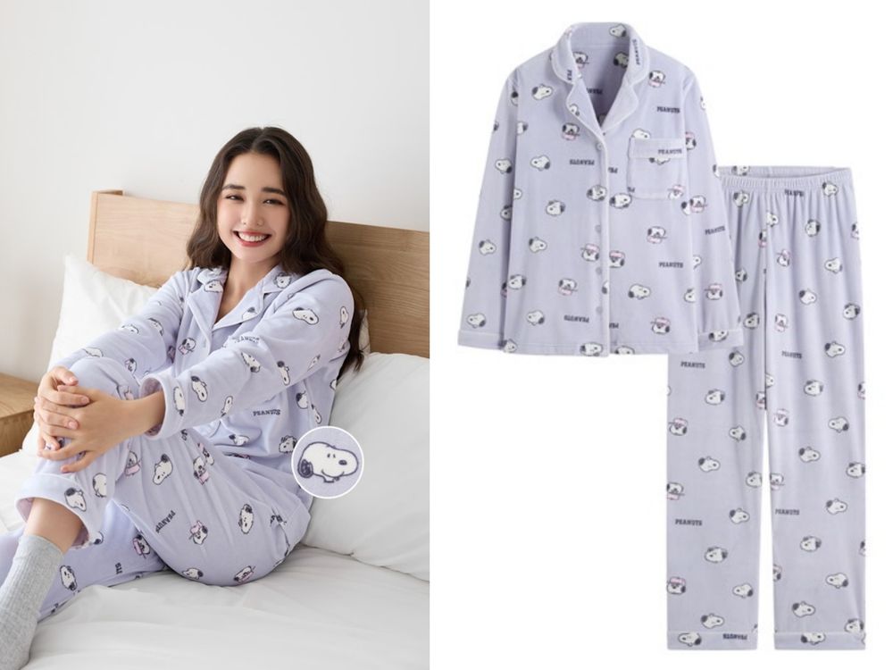 史努比粉大暴動！聯手lativ推百元「針織毛衣、大學T」！小毛毯成送禮黑馬-4