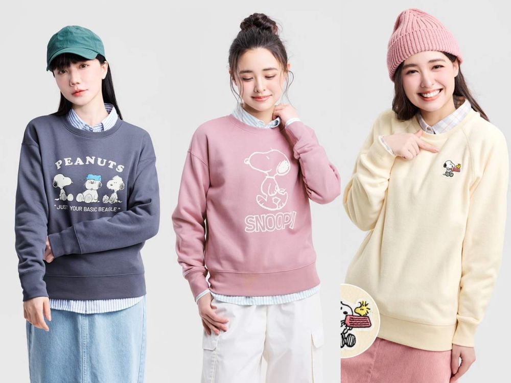 史努比粉大暴動！聯手lativ推百元「針織毛衣、大學T」！小毛毯成送禮黑馬-6