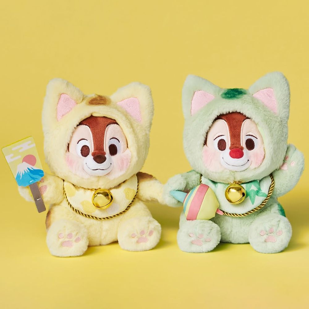 日本迪士尼2026新年限定太欠買！超可愛「招財貓奇奇蒂蒂玩偶、達摩米妮公仔」日妞都瘋搶！-4