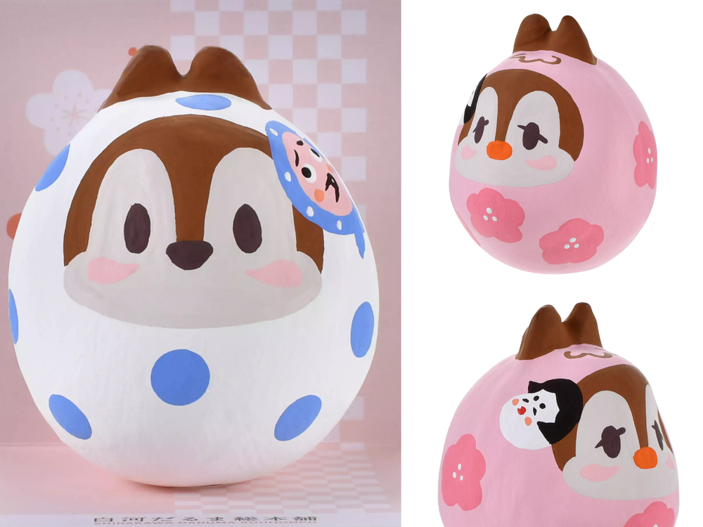 日本迪士尼2026新年限定太欠買！超可愛「招財貓奇奇蒂蒂玩偶、達摩米妮公仔」日妞都瘋搶！-8