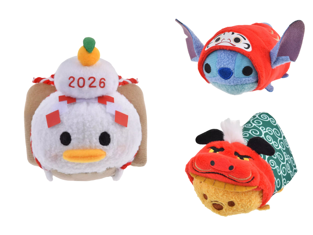 日本迪士尼2026新年限定太欠買！超可愛「招財貓奇奇蒂蒂玩偶、達摩米妮公仔」日妞都瘋搶！-14