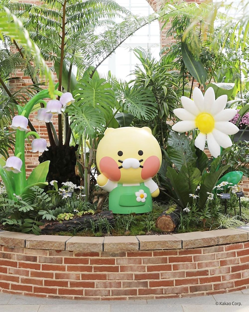 韓國人氣植物園跟Kakao Friends推聯名特展！園丁春植萌翻必拍、還有限定「賞花萊恩玩偶&小貼紙」要買！-19