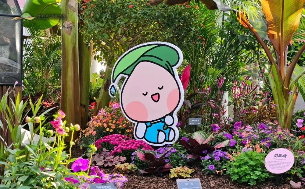 韓國人氣植物園跟Kakao Friends推聯名特展！園丁春植萌翻必拍、還有限定「賞花萊恩玩偶&小貼紙」要買！-13