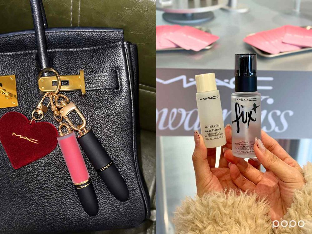 MEOVV ELLA驚喜現身信義區！MAC「輕親雲霧快閃店」兩大唇彩新品登場、專屬幸運色小卡免費抽，太好拍、太好買！-10