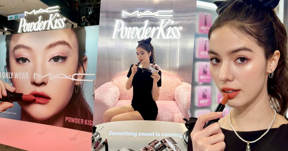 MEOVV ELLA驚喜現身信義區！MAC「輕親雲霧快閃店」兩大唇彩新品登場、專屬幸運色小卡免費抽，太好拍、太好買！-1