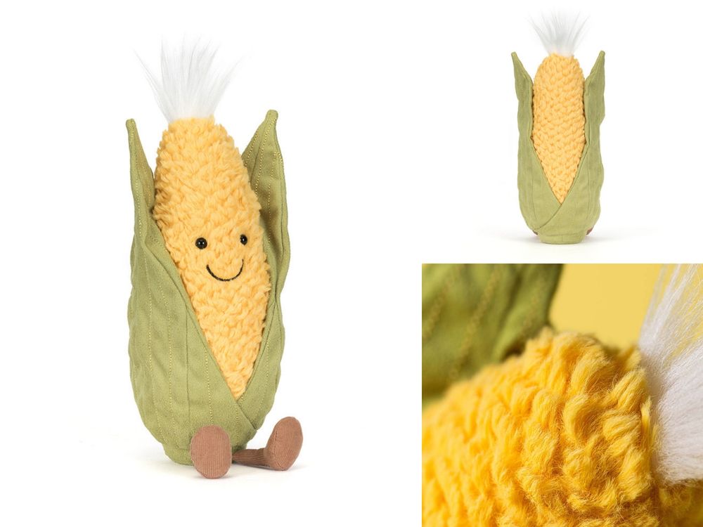 Jellycat又來搶錢錢！2026春季限定「水仙花巴賽羅熊、呆萌甜玉米、可可色兔兔」沒有一隻不想要！-6