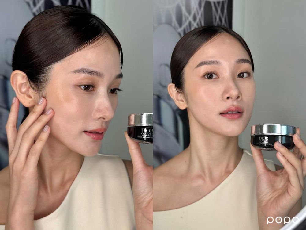 2026抗老乳霜首發！迪奧逆時活氧晚霜＋兩款日霜新登場、日夜不間斷補充澎潤，陳庭妮公開「霜膜法」熬夜急救超有感！-2