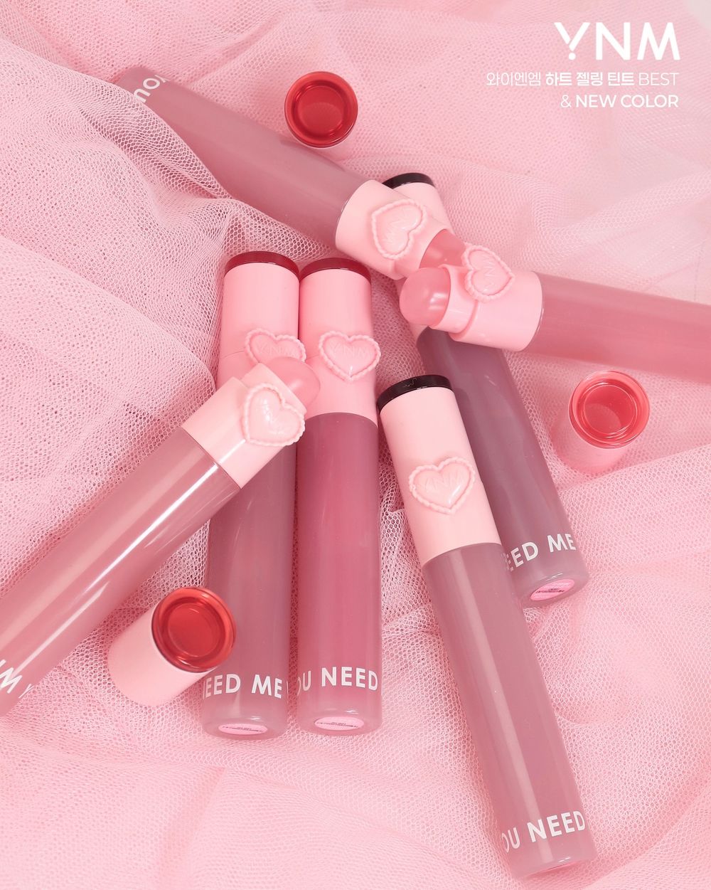 風靡韓國少女系「立體愛心唇釉」！粉嫩愛心LOGO＋自帶矽膠刷頭，可愛實用兼具，清新可愛氛圍秒狙擊心臟！-18