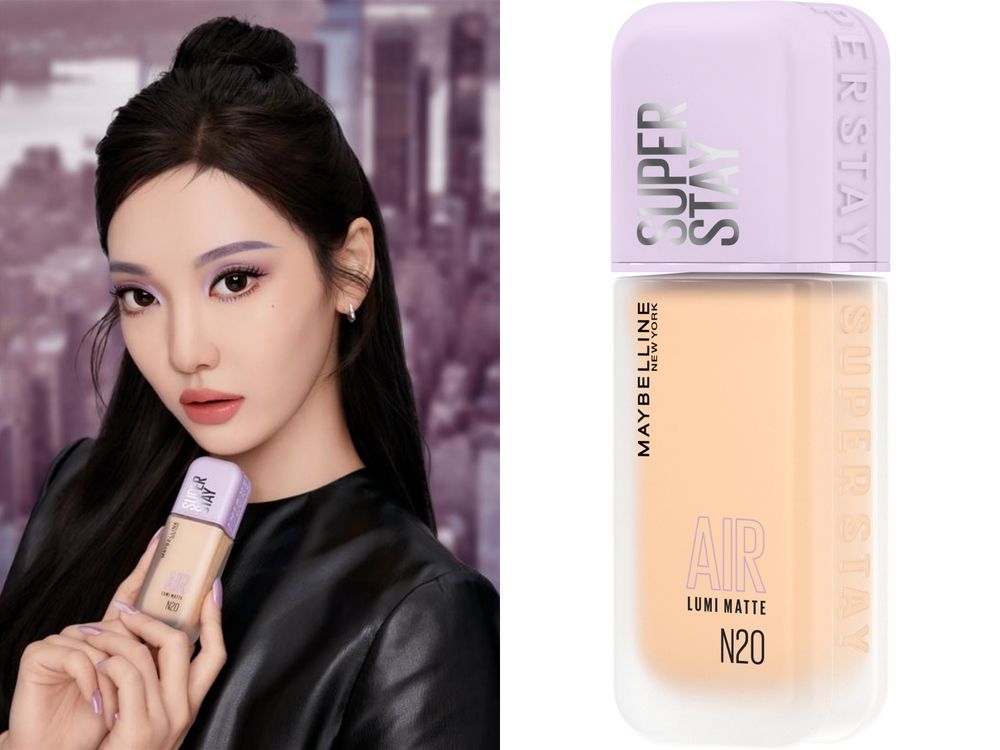 aespa寧寧同款粉底液全新升級！媚比琳「小方胖AIR」一抹柔焦毛孔、超美裸霧光感肌，輕薄、服貼、持久一次到位！-2