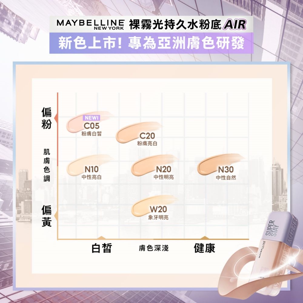 aespa寧寧同款粉底液全新升級！媚比琳「小方胖AIR」一抹柔焦毛孔、超美裸霧光感肌，輕薄、服貼、持久一次到位！-5