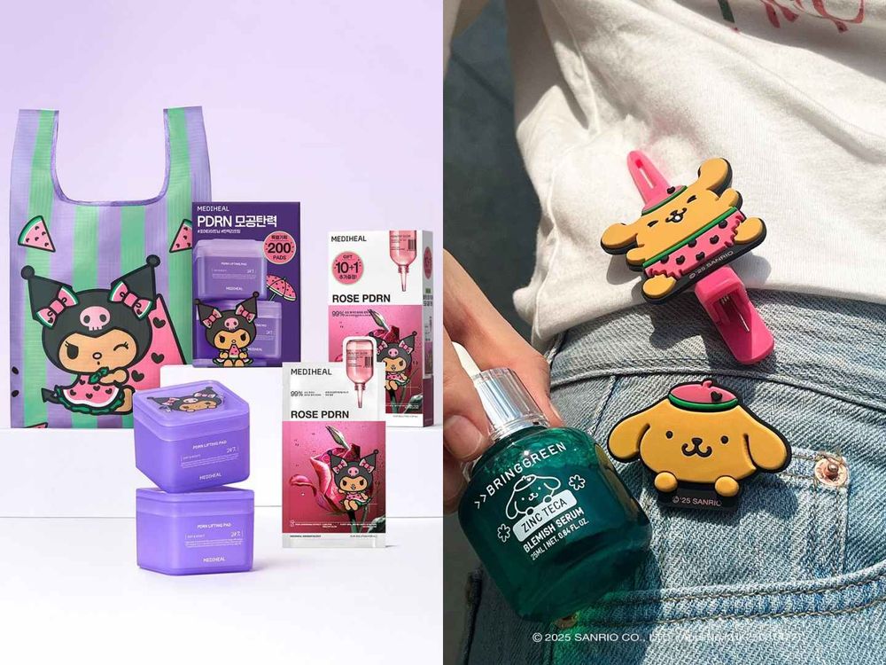 2025年度三麗鷗美妝聯名回顧！Hello Kitty媚比琳睫毛膏、大耳狗專科洗面乳...，酷洛米公仔香水引爆收藏潮！-3