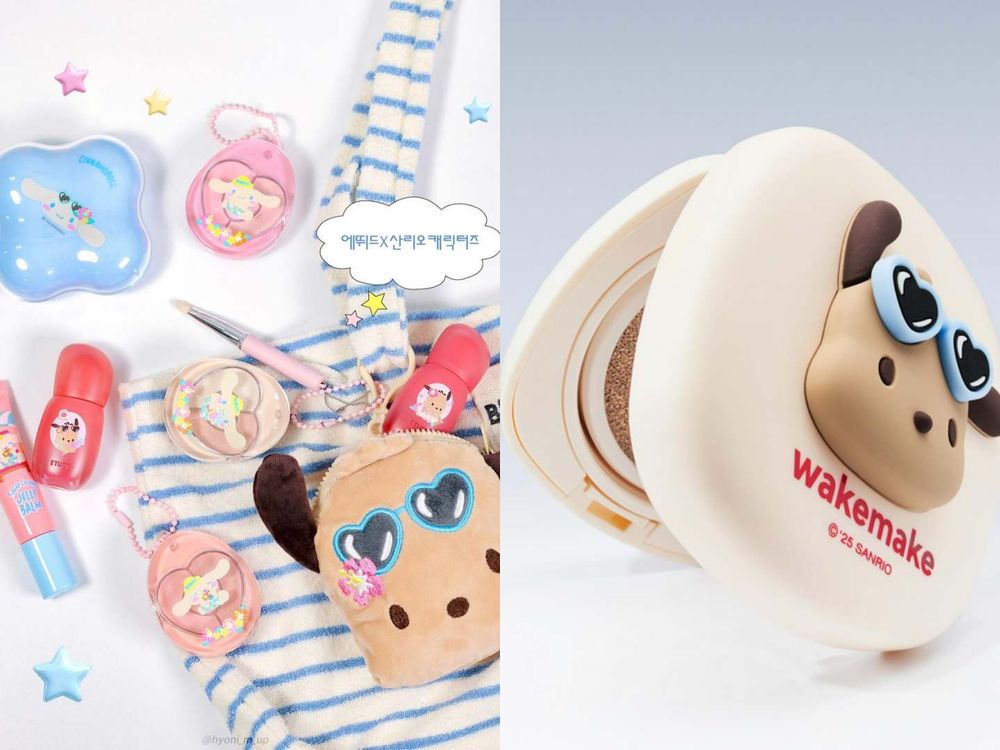 2025年度三麗鷗美妝聯名回顧！Hello Kitty媚比琳睫毛膏、大耳狗專科洗面乳...，酷洛米公仔香水引爆收藏潮！-2