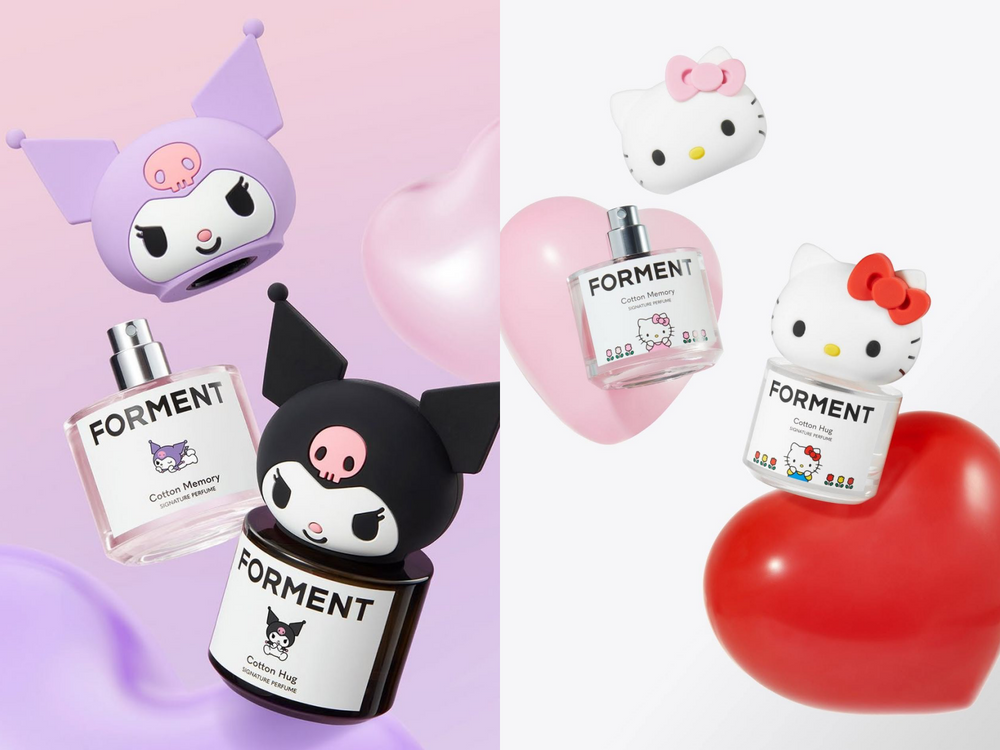 2025年度三麗鷗美妝聯名回顧！Hello Kitty媚比琳睫毛膏、大耳狗專科洗面乳...，酷洛米公仔香水引爆收藏潮！-12