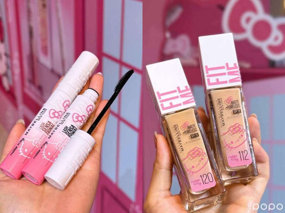 2025年度三麗鷗美妝聯名回顧！Hello Kitty媚比琳睫毛膏、大耳狗專科洗面乳...，酷洛米公仔香水引爆收藏潮！-16