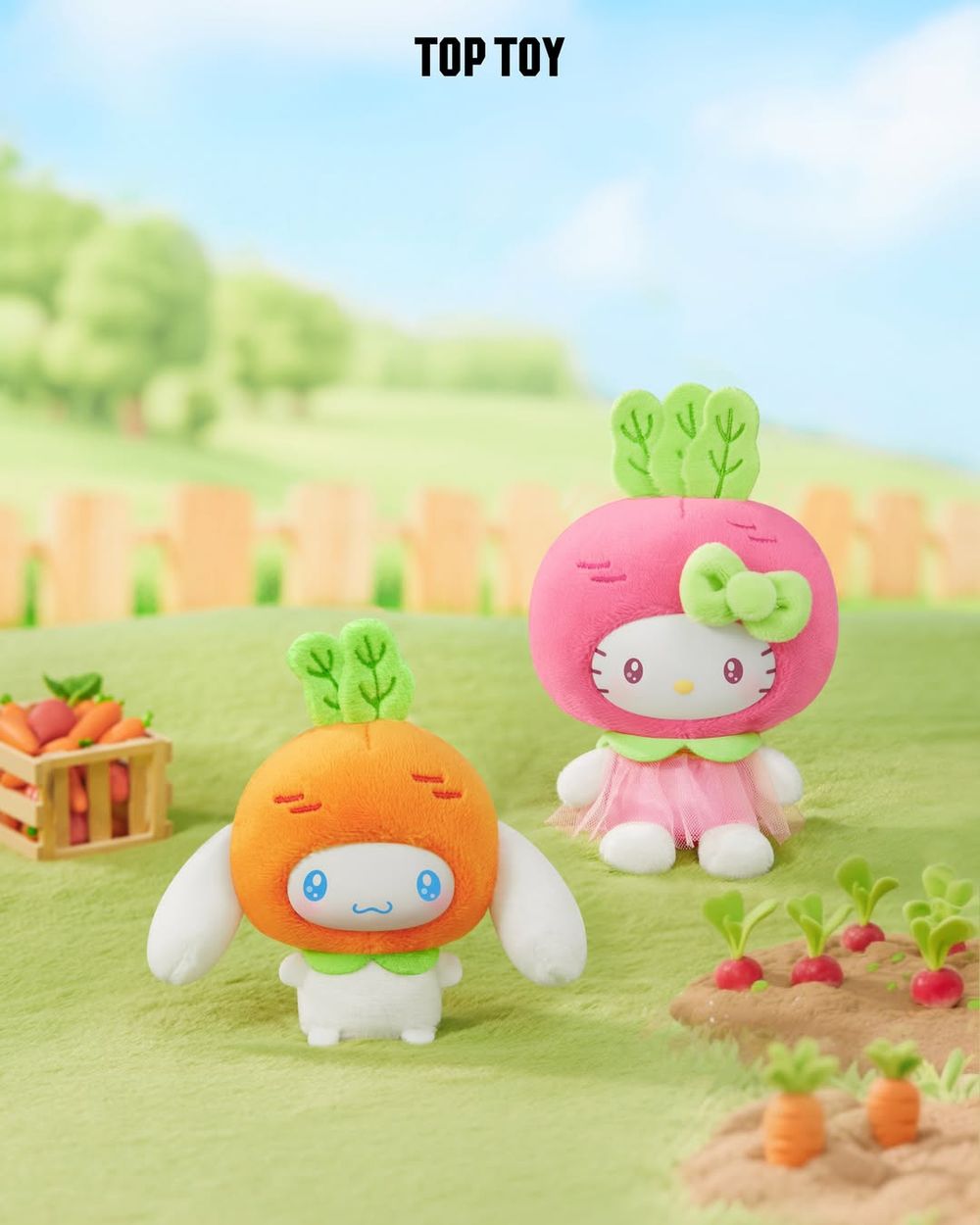 社群狂討論！三麗鷗蔬果系列公仔「櫻桃Hello Kitty、梨子布丁狗、紅蘿蔔大耳狗」可愛翻必買！-6