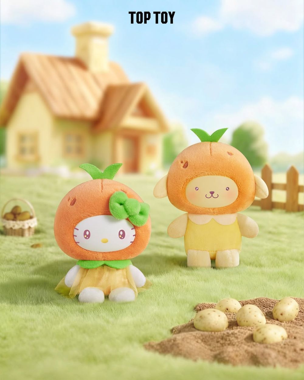 社群狂討論！三麗鷗蔬果系列公仔「櫻桃Hello Kitty、梨子布丁狗、紅蘿蔔大耳狗」可愛翻必買！-10