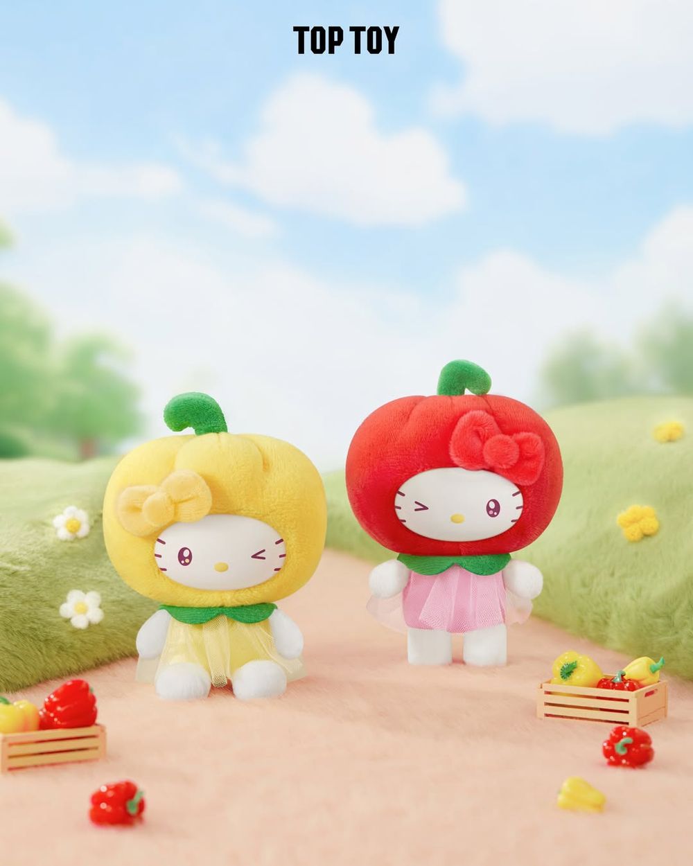 社群狂討論！三麗鷗蔬果系列公仔「櫻桃Hello Kitty、梨子布丁狗、紅蘿蔔大耳狗」可愛翻必買！-3