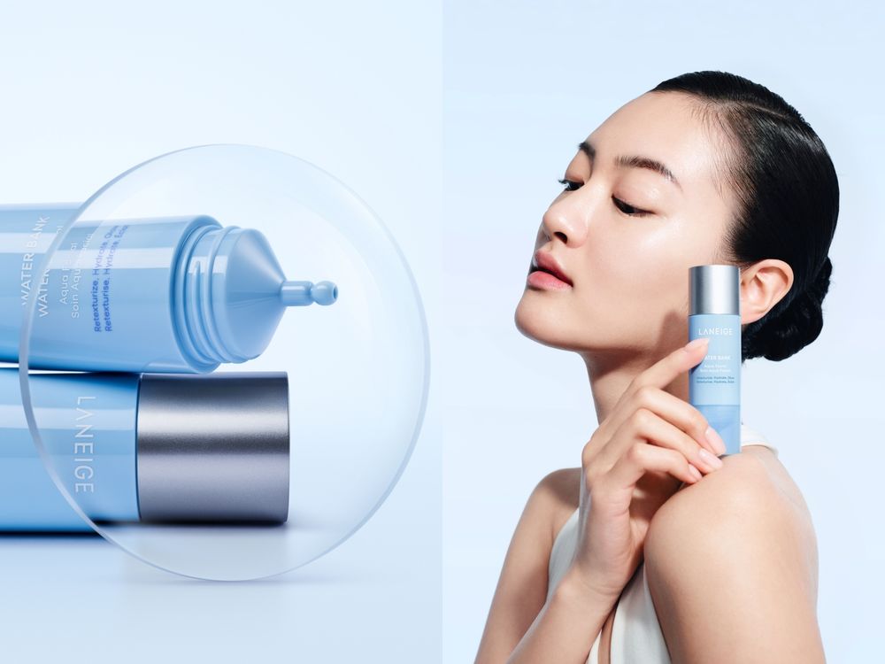 蘭芝「水酷修護保濕系列」開年新成員！藍管安瓶注水＋煥膚，搭配水循環保養三步驟，素顏也能實現防彈JIN同款玻璃水光肌！-6