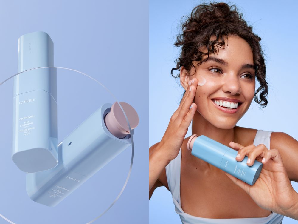 蘭芝「水酷修護保濕系列」開年新成員！藍管安瓶注水＋煥膚，搭配水循環保養三步驟，素顏也能實現防彈JIN同款玻璃水光肌！-9