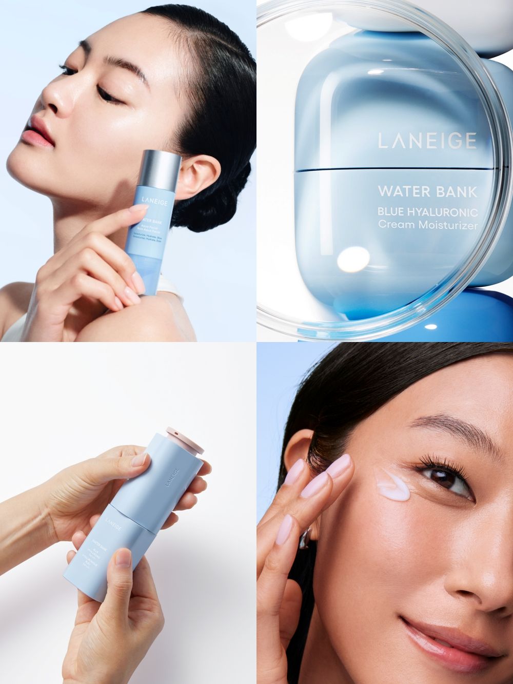 蘭芝「水酷修護保濕系列」開年新成員！藍管安瓶注水＋煥膚，搭配水循環保養三步驟，素顏也能實現防彈JIN同款玻璃水光肌！-2