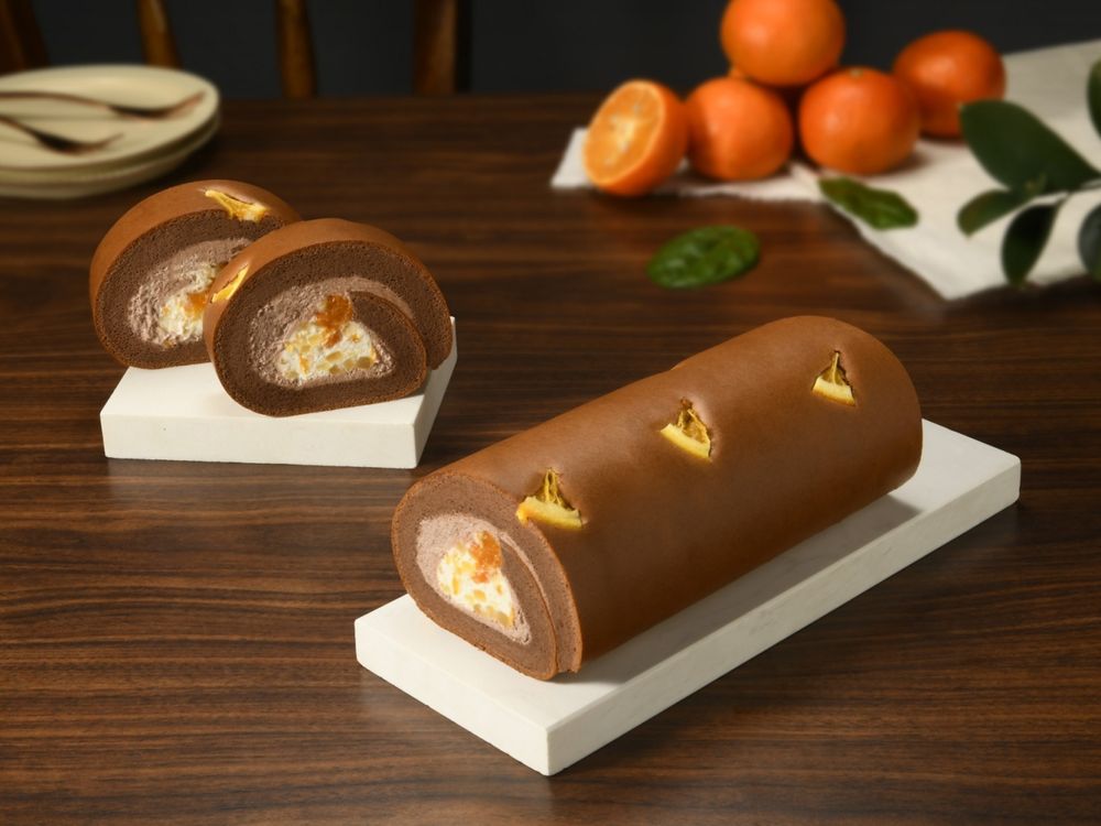 亞尼克跟韓勾ㄟ金針菇聯名啦！「濟州橘風巧克力生乳捲」酸甜橘子+濃郁巧克力療癒爆炸！-3