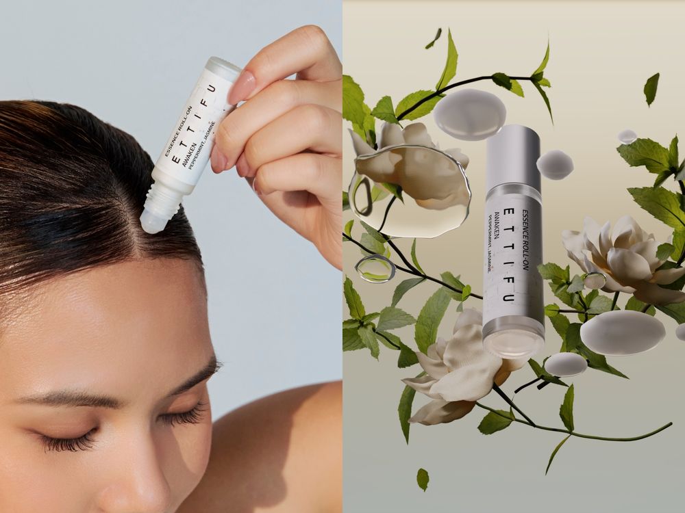 隨時體驗頭部頂級SPA！ETTIFU「日夜舒緩滾珠精華瓶」白天清涼喚醒、夜晚放鬆助眠，搭配天然礦石精準按摩、超療癒！-3