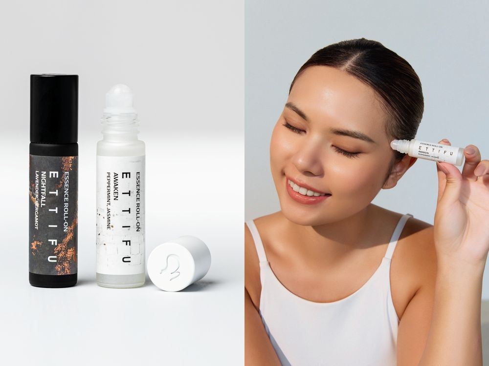 隨時體驗頭部頂級SPA！ETTIFU「日夜舒緩滾珠精華瓶」白天清涼喚醒、夜晚放鬆助眠，搭配天然礦石精準按摩、超療癒！-4