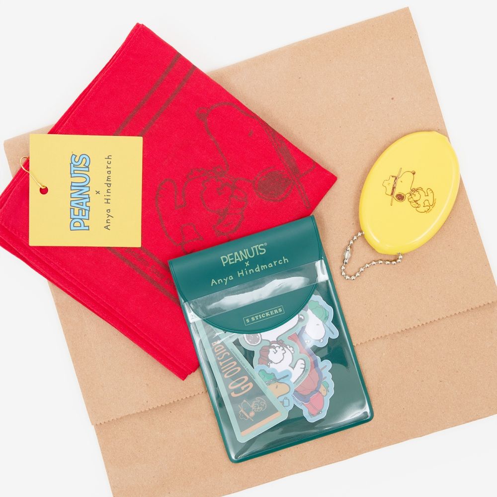 主角不是小眼睛！Anya Hindmarch史努比聯名來了！「探險SNOOPY、糊塗塔克」錢包卡套超療癒！-2