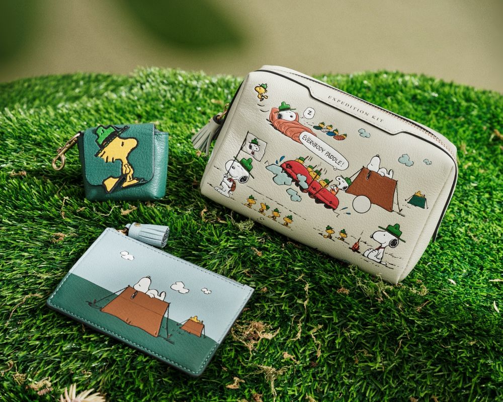 主角不是小眼睛！Anya Hindmarch史努比聯名來了！「探險SNOOPY、糊塗塔克」錢包卡套超療癒！-4