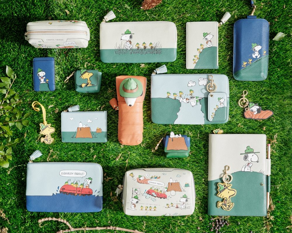 主角不是小眼睛！Anya Hindmarch史努比聯名來了！「探險SNOOPY、糊塗塔克」錢包卡套超療癒！-5