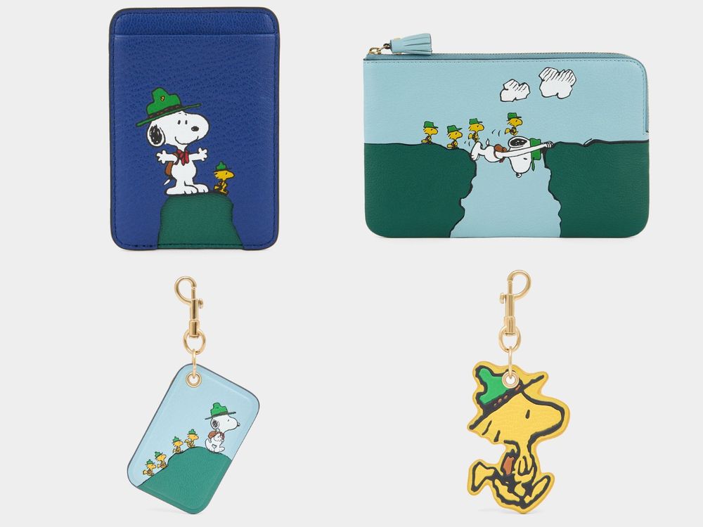 主角不是小眼睛！Anya Hindmarch史努比聯名來了！「探險SNOOPY、糊塗塔克」錢包卡套超療癒！-9