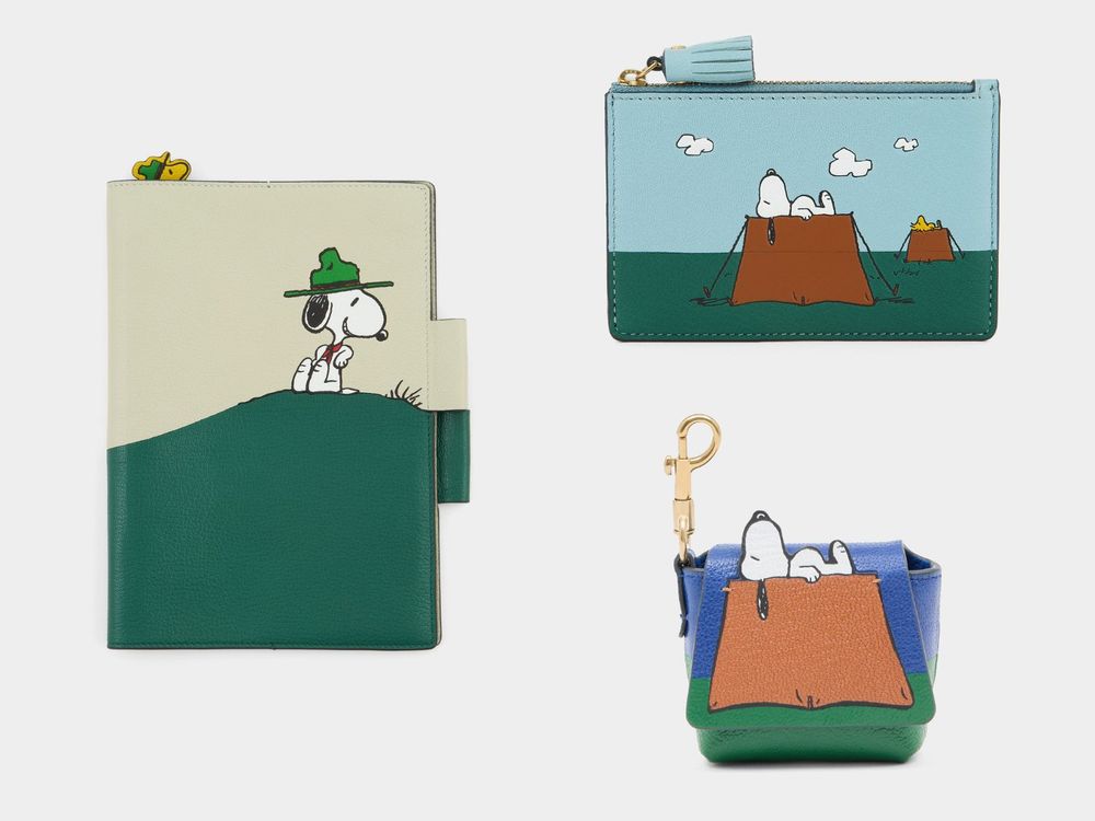主角不是小眼睛！Anya Hindmarch史努比聯名來了！「探險SNOOPY、糊塗塔克」錢包卡套超療癒！-8