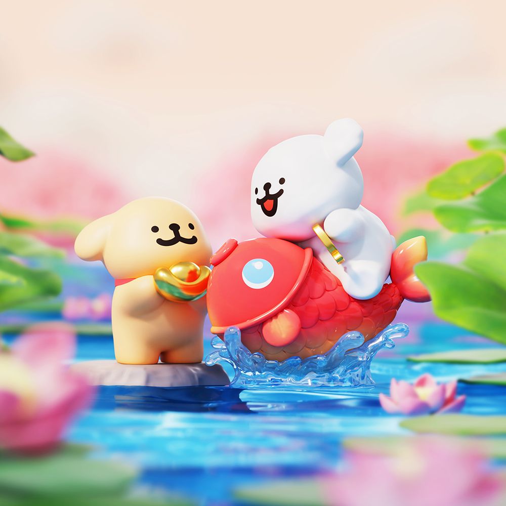 2026新年開運必買「線條小狗好運旺旺盲盒」！超萌「金元寶小黃金、好事花生小白」7-11就買得到！-2