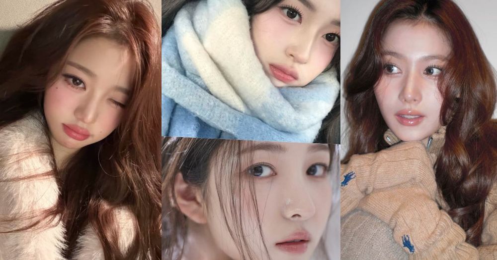 跨年夜這樣畫！2026韓星同款「暖毛衣妝容」暖淨膚色、柔霧底妝、低彩度眼妝，SANA、張員瑛也在畫！-1