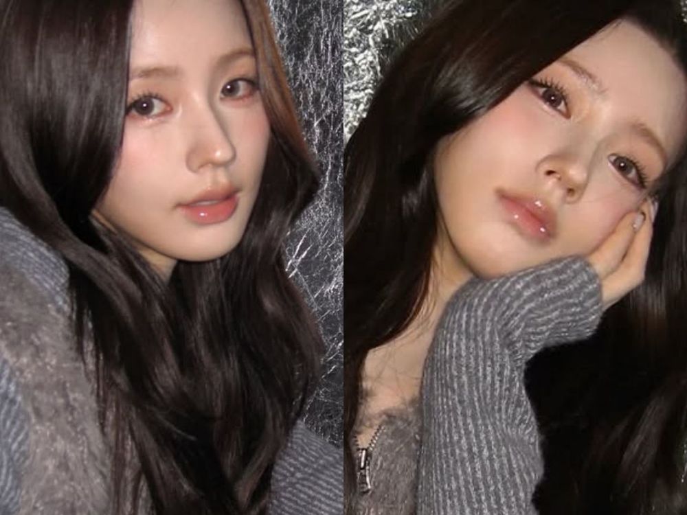 跨年夜這樣畫！2026韓星同款「暖毛衣妝容」暖淨膚色、柔霧底妝、低彩度眼妝，SANA、張員瑛也在畫！-3