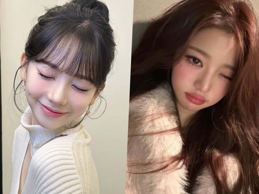 跨年夜這樣畫！2026韓星同款「暖毛衣妝容」暖淨膚色、柔霧底妝、低彩度眼妝，SANA、張員瑛也在畫！-6