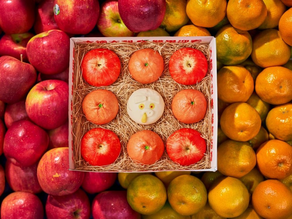 2026新年禮盒推薦！點點心「雙果迎春水果豬包禮盒」蘋果包+豬仔流沙包可愛到捨不得吃！-4