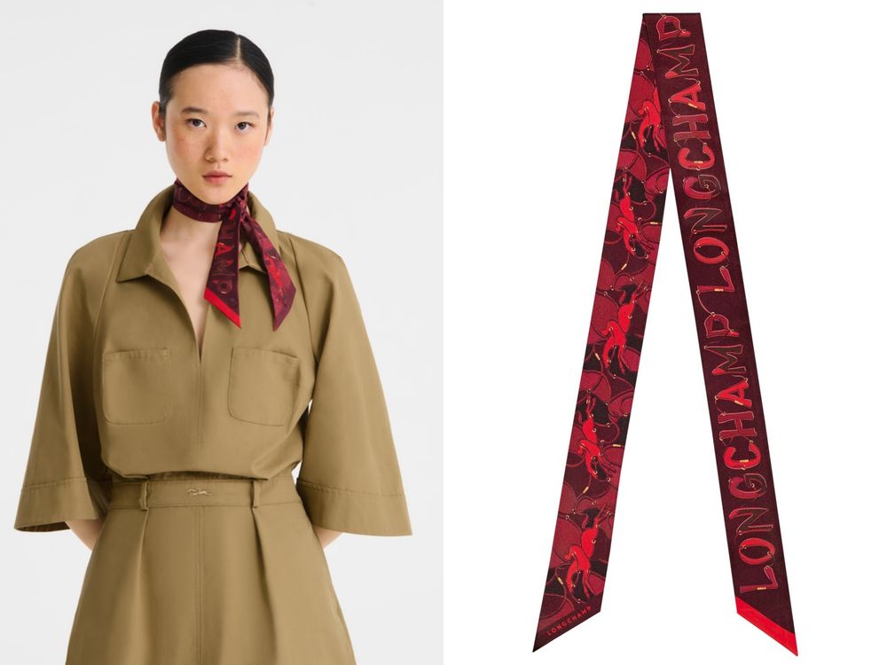 Longchamp送上馬年驚喜！全新「酒紅水餃包＋卡夾」好看又討喜、新年開運就靠這咖！-5