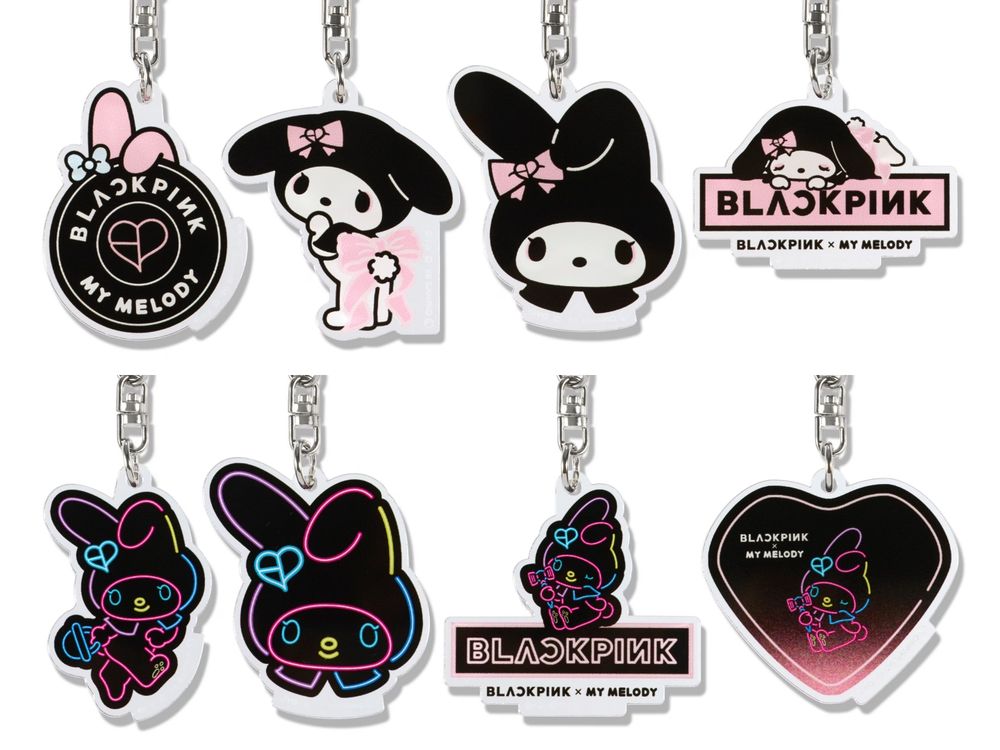 BLACKPINK跟美樂蒂聯名了！超可愛「粉蝴蝶結+黑頭套美樂蒂玩偶、霓虹抱枕」價格&開賣日期一次看！-9