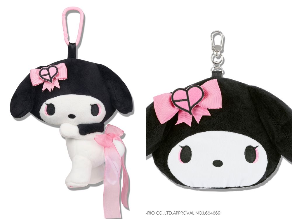 BLACKPINK跟美樂蒂聯名了！超可愛「粉蝴蝶結+黑頭套美樂蒂玩偶、霓虹抱枕」價格&開賣日期一次看！-8