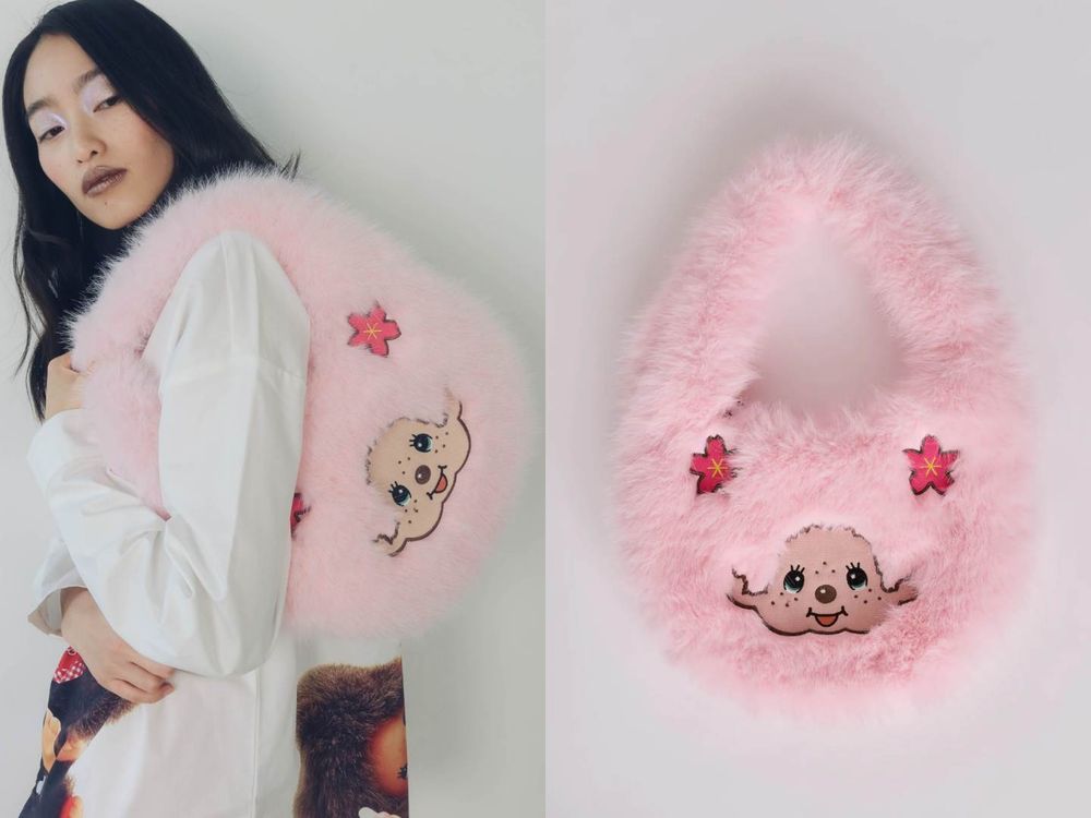 LISA最愛蒙奇奇又來了！聯名英國品牌推超萌「大頭針織外套、毛毛肩背包」！連身裙已被秒殺？！-6