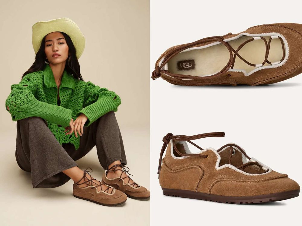 比雪靴賣更好？！UGG最新「毛毛芭蕾舞鞋」悄悄爆紅！官網快沒尺寸、找代購也要擁有！-5