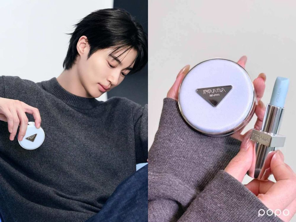 2026韓星同款新年美妝推薦！邊佑錫PRADA藍色氣墊、JISOO迪奧癮誘唇釉、宋慧喬嬌蘭純金氣墊，話題品牌一次看！-5